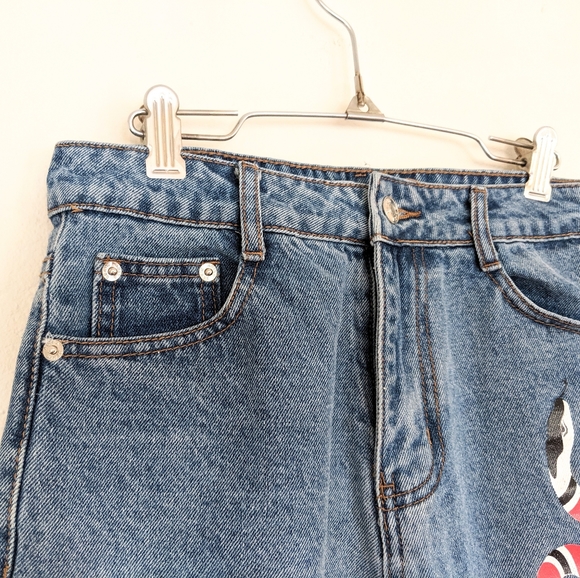 Sold! Adika Snakey Mom Jeans High Waist Vtg Snake - Picture 11 of 16